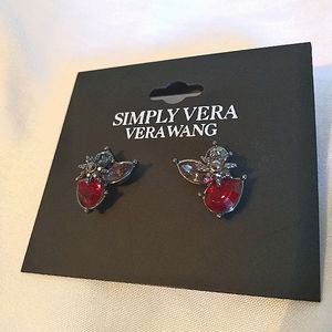 Simply Vera Vera Wang Red Stud Earrings ❤️